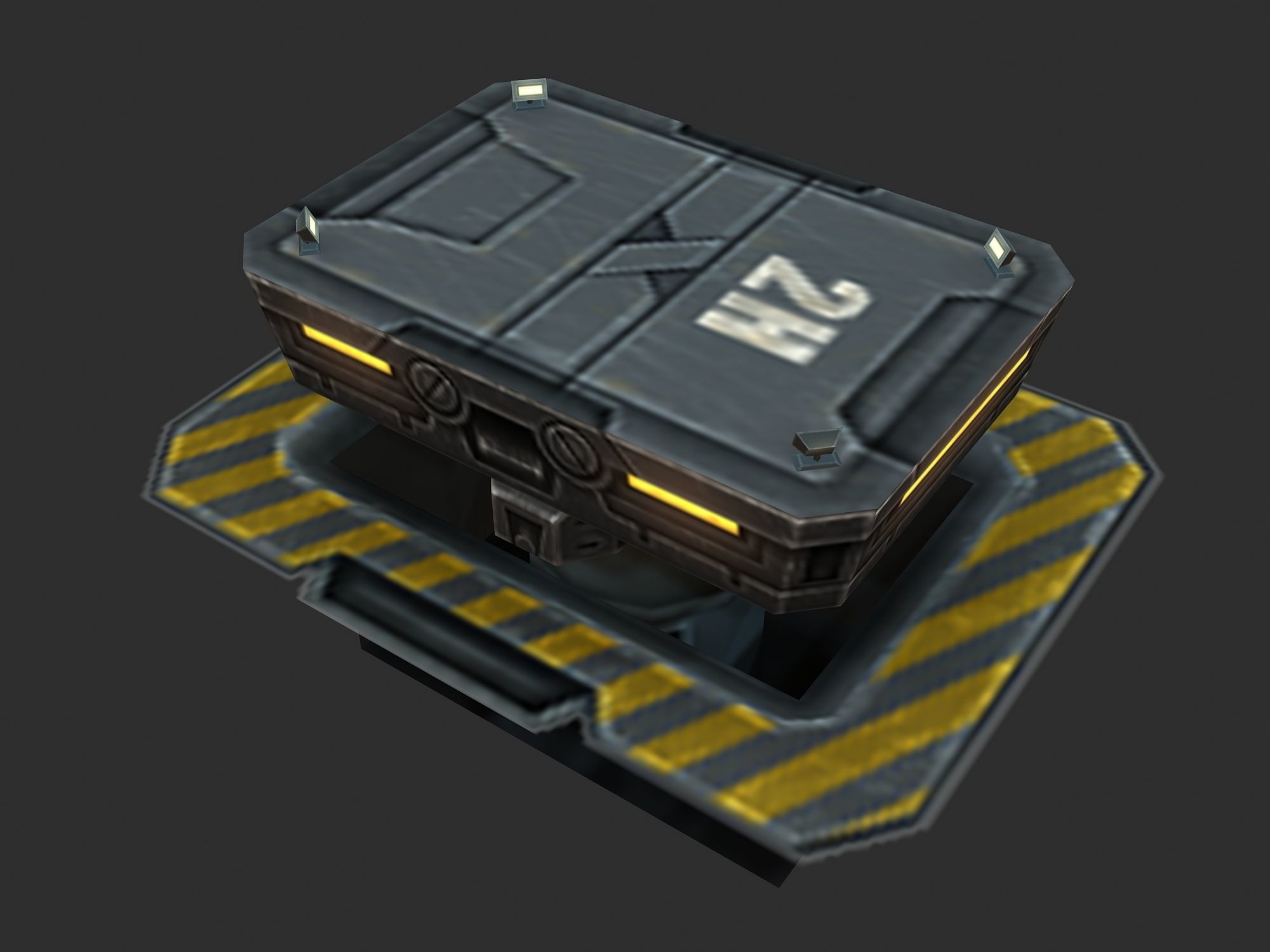 Weight-lift box 3D model_3