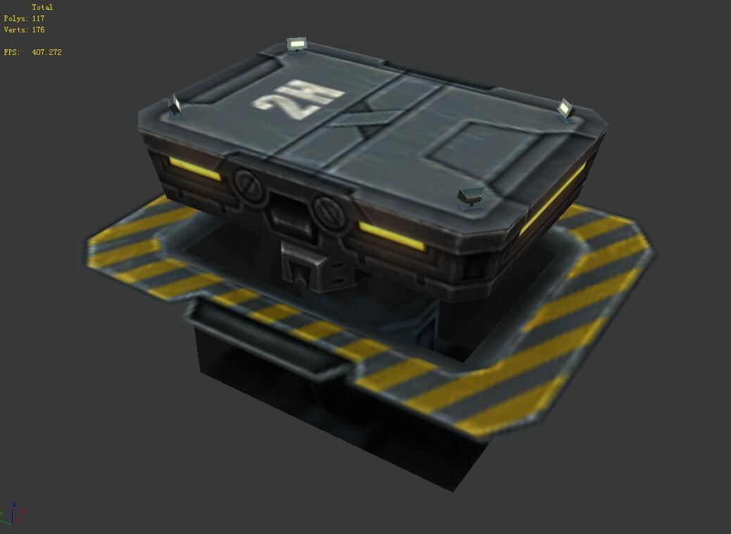 Weight-lift box 3D model_6