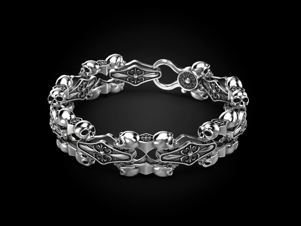 Bracelet for a real biker 3 3D print model_2