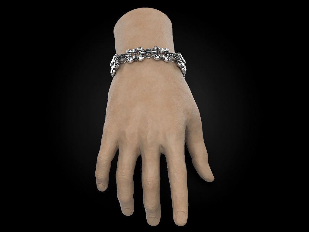 Bracelet for a real biker 3 3D print model_7