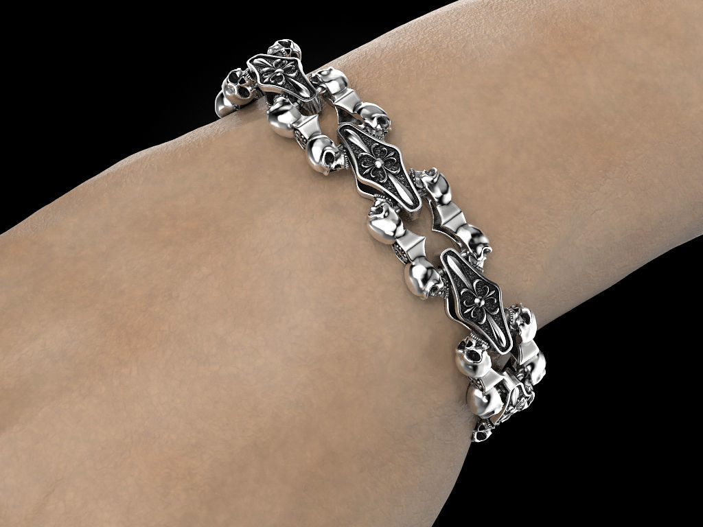 Bracelet for a real biker 3 3D print model_9