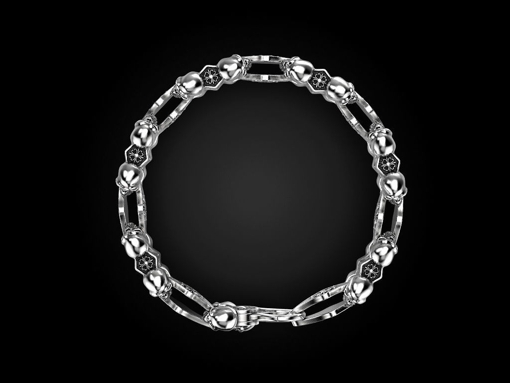 Bracelet for a real biker 3 3D print model_5