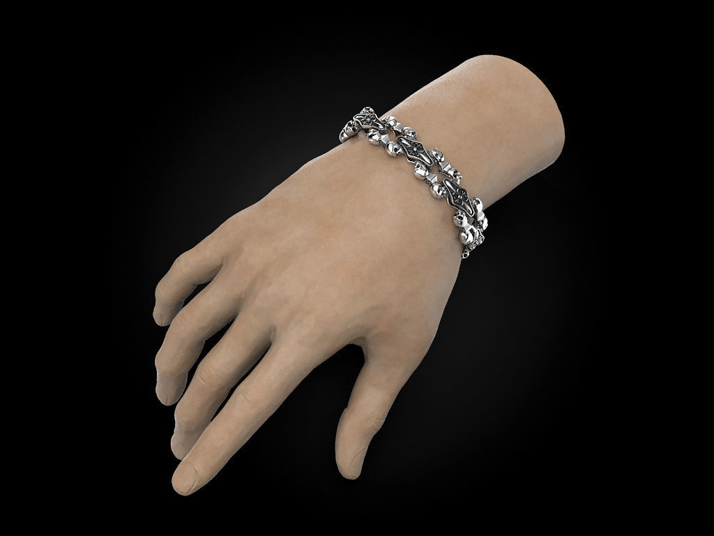 Bracelet for a real biker 3 3D print model_6