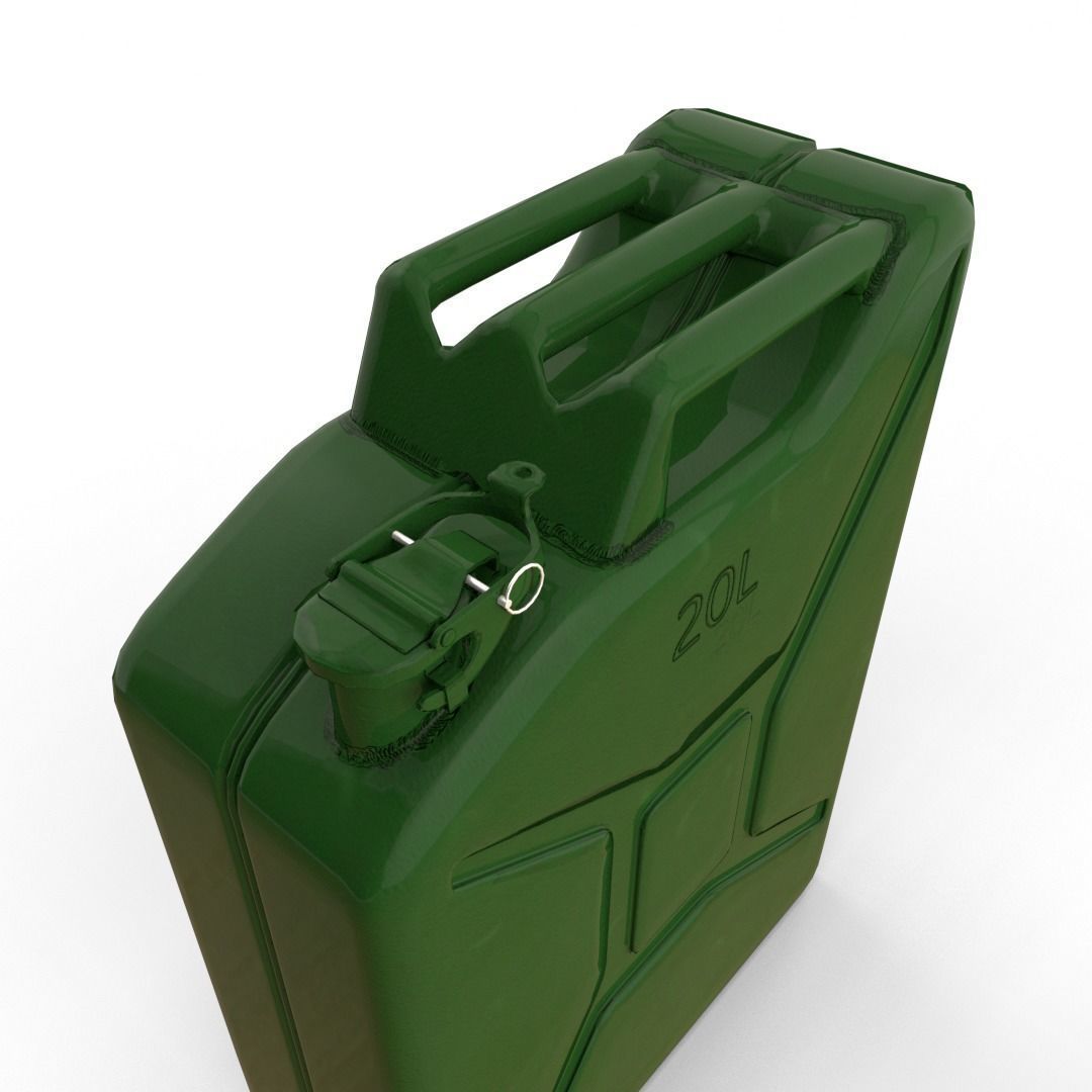 Jerry Can PBR Low-poly 3D model_5