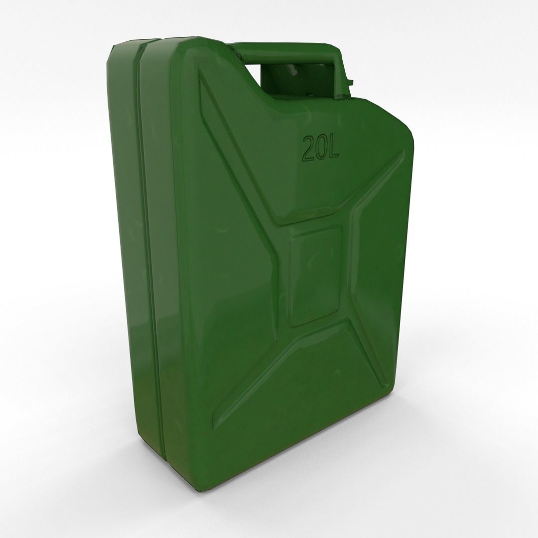 Jerry Can PBR Low-poly 3D model_2