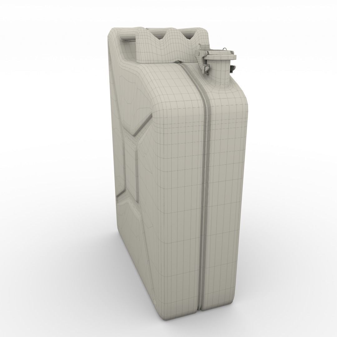 Jerry Can PBR Low-poly 3D model_10
