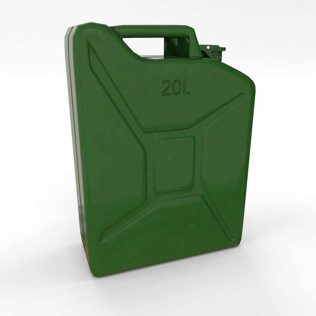 Jerry Can PBR Low-poly 3D model_3