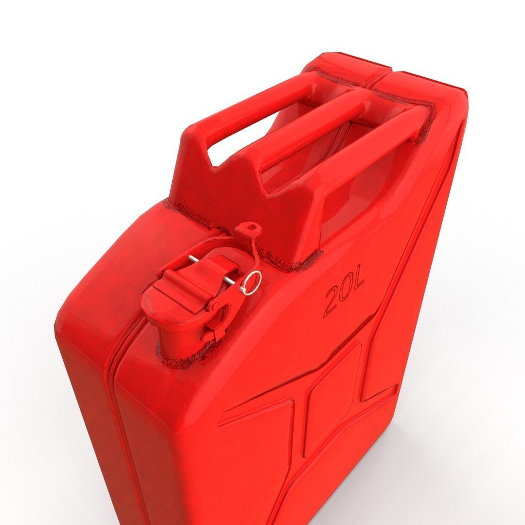 Jerry Can 2 PBR Low-poly 3D model_5