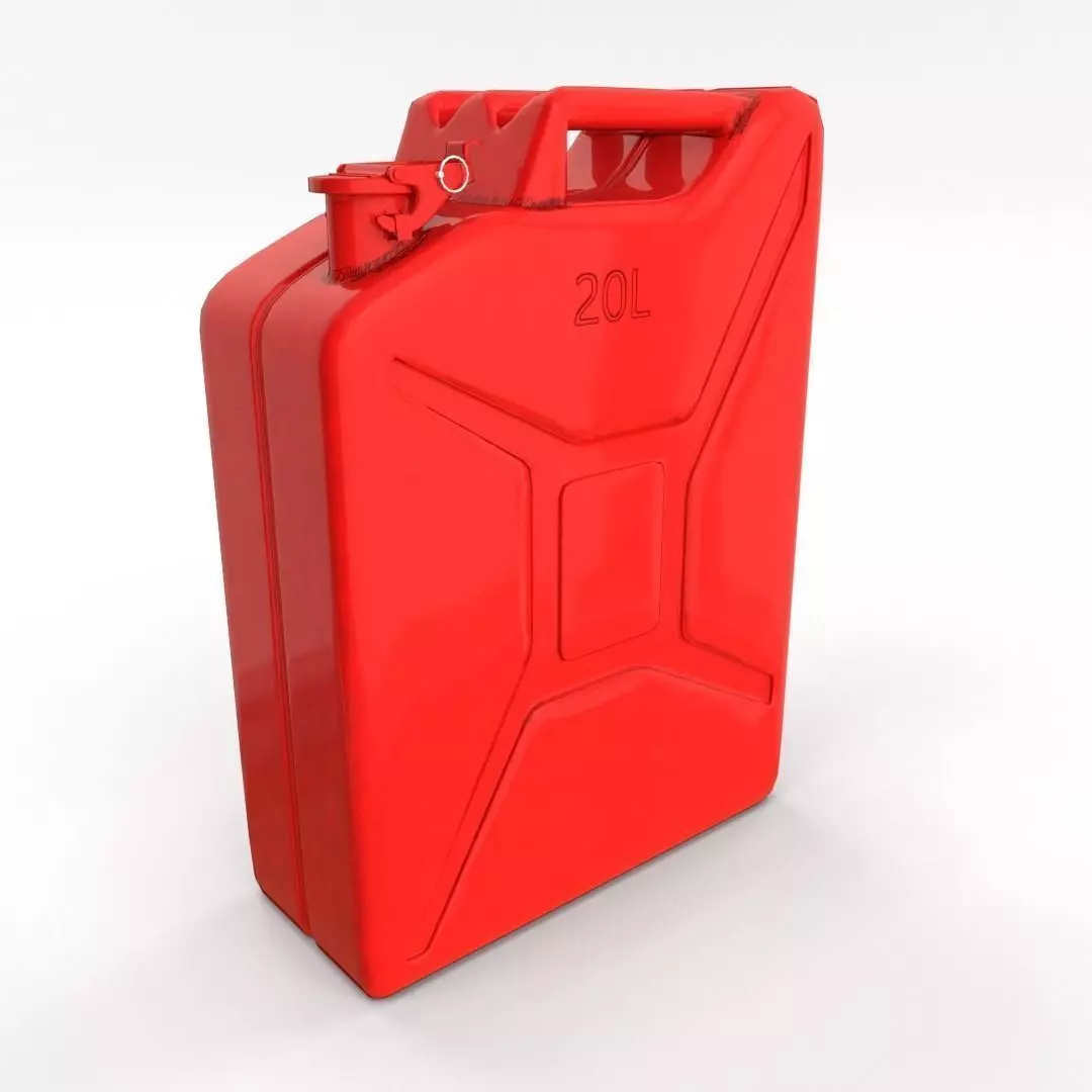 Jerry Can 2 PBR Low-poly 3D model_0