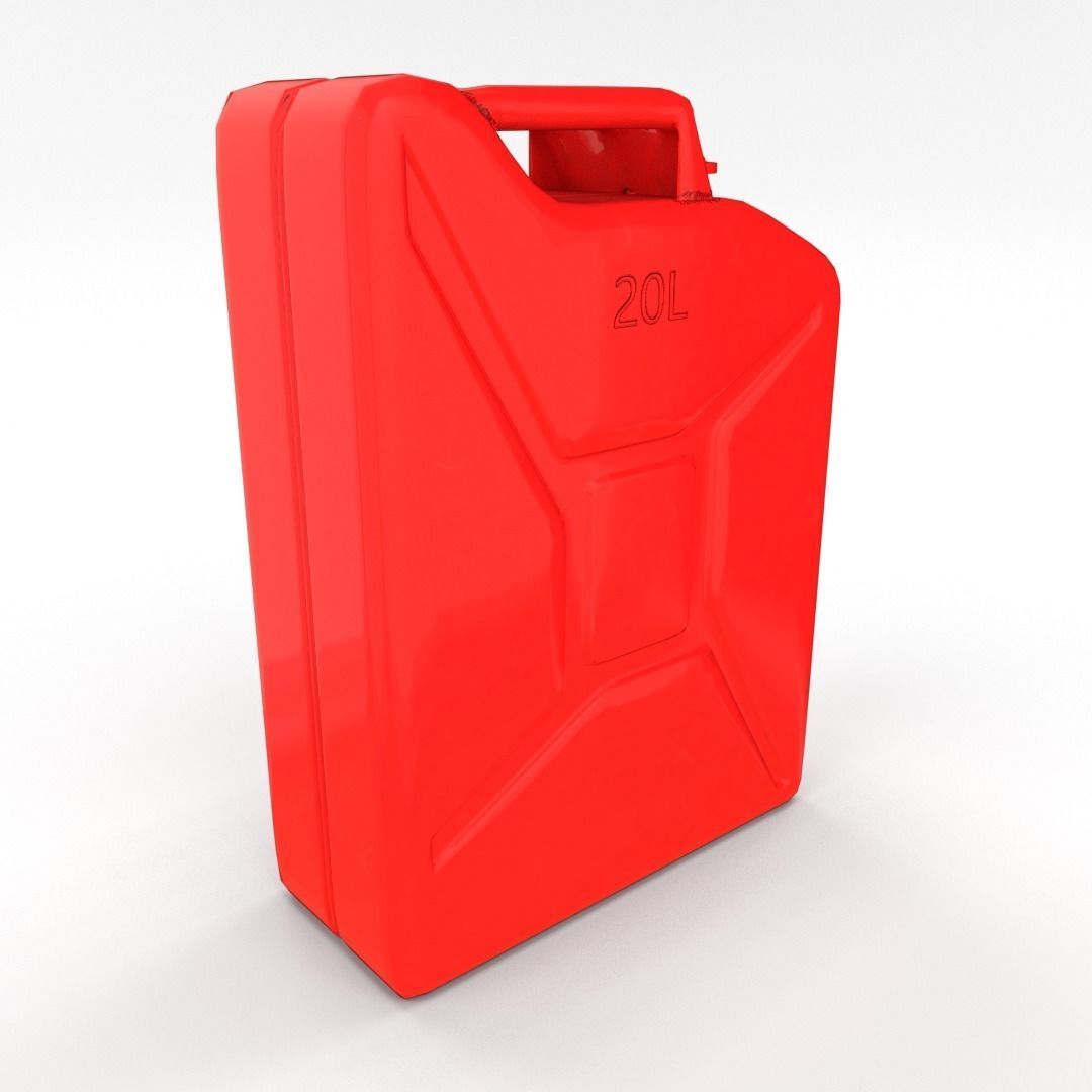 Jerry Can 2 PBR Low-poly 3D model_2