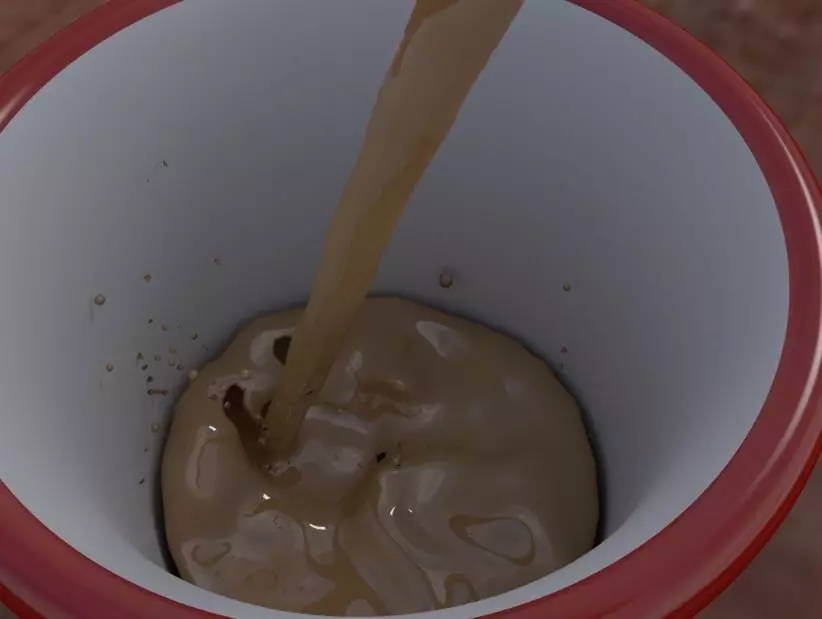 Nescafe coffee cup Free 3D model_0