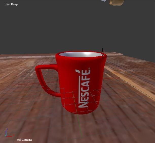 Nescafe coffee cup Free 3D model_1