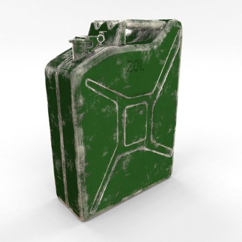 Jerry Can Worn PBR Low-poly 3D model