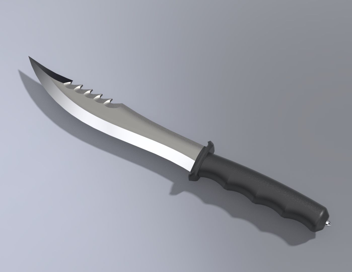 Blades set sword Low-poly 3D model_1