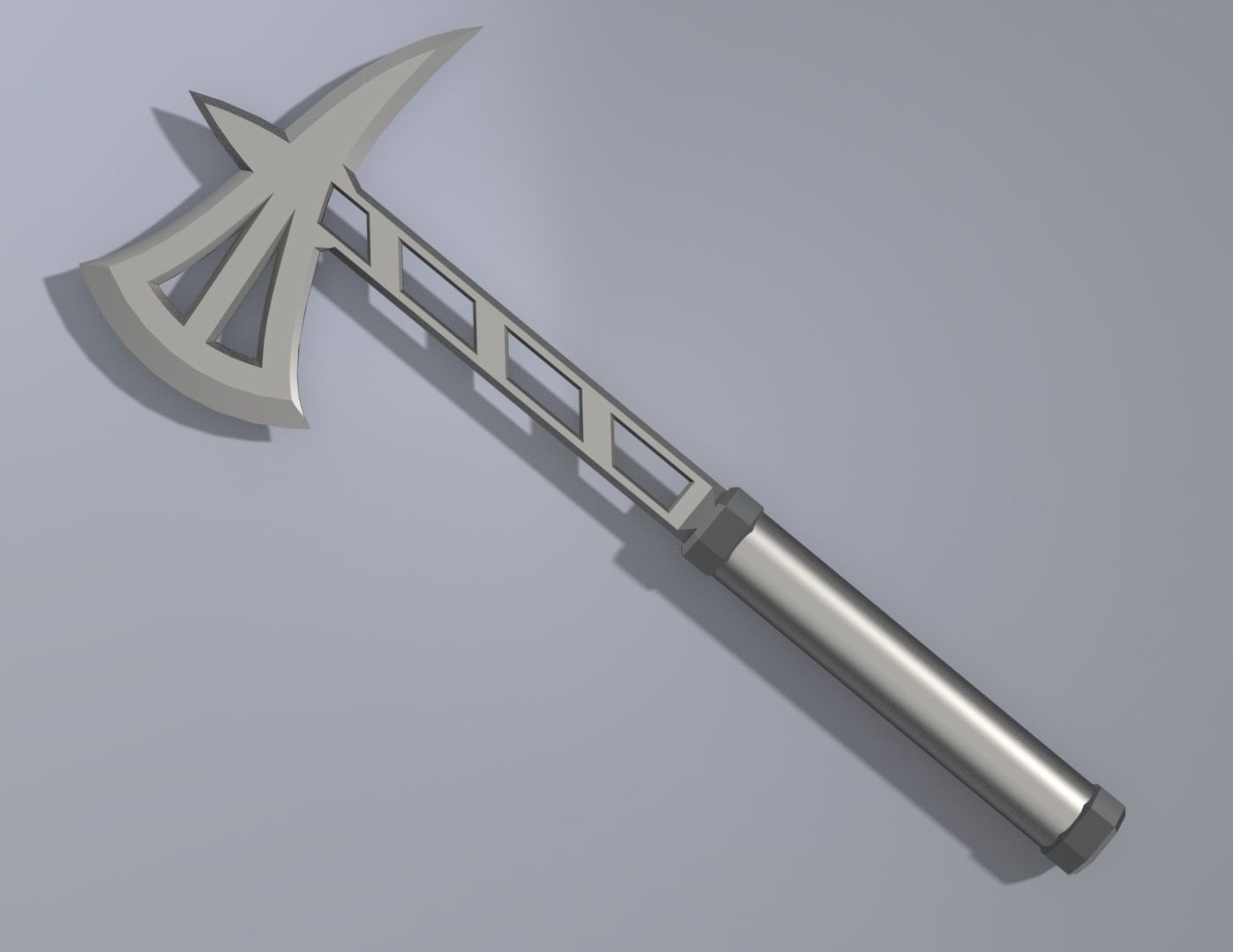 Blades set sword Low-poly 3D model_11