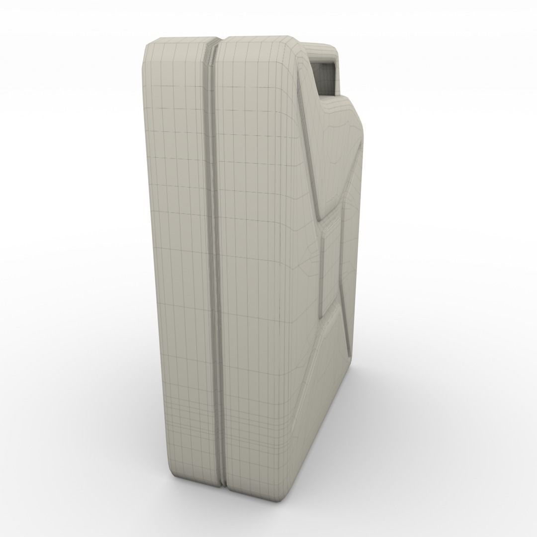 Jerry Can Weathered 3 PBR Low-poly 3D model_9