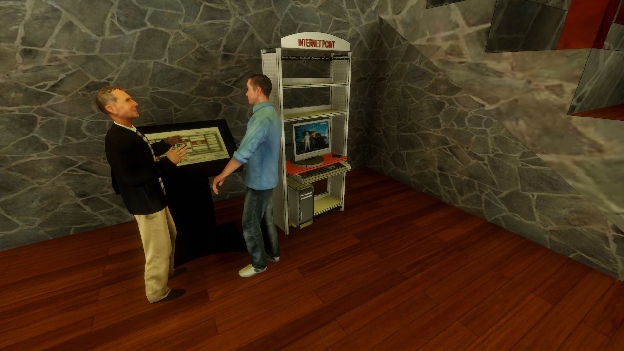 Digital signage display Free 3D model_1