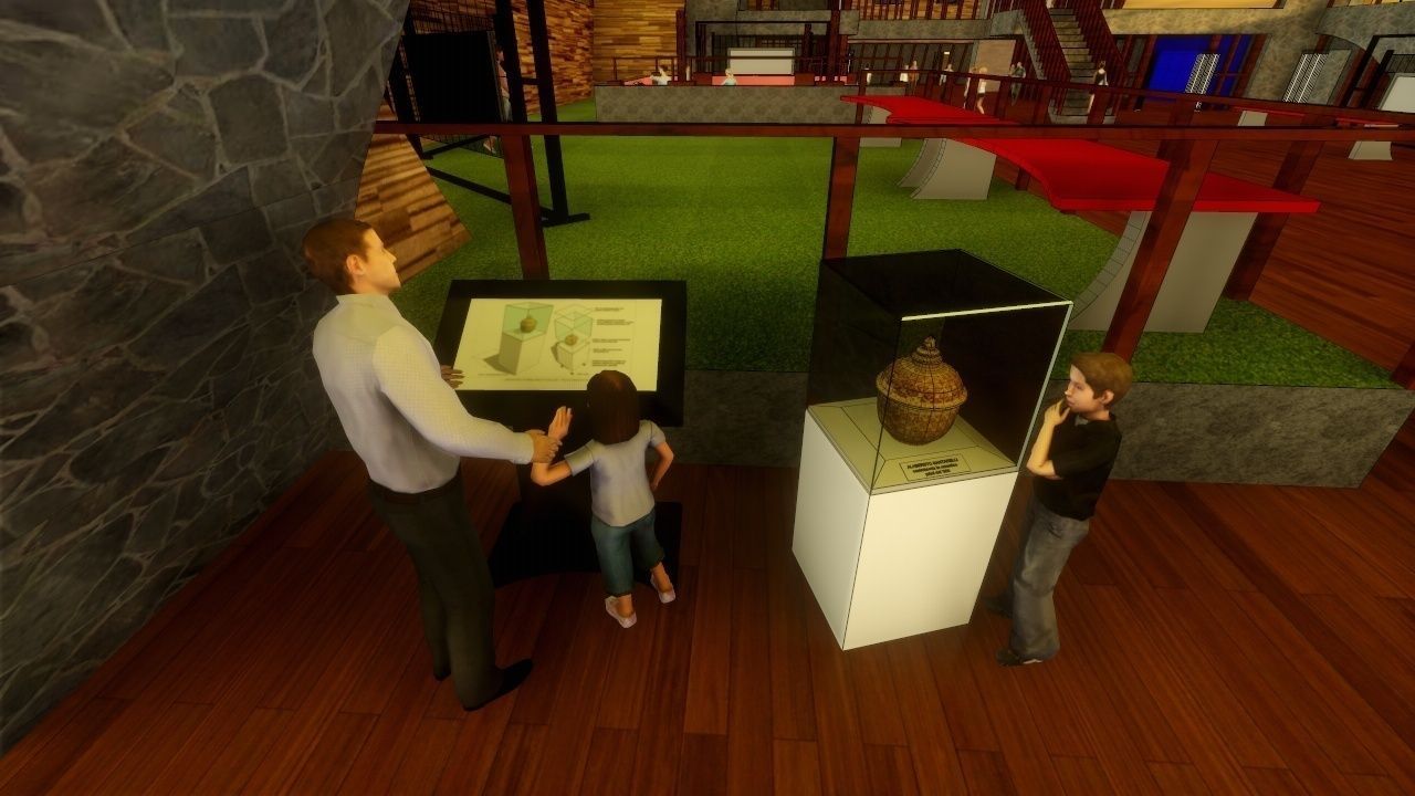 Digital signage display Free 3D model_2