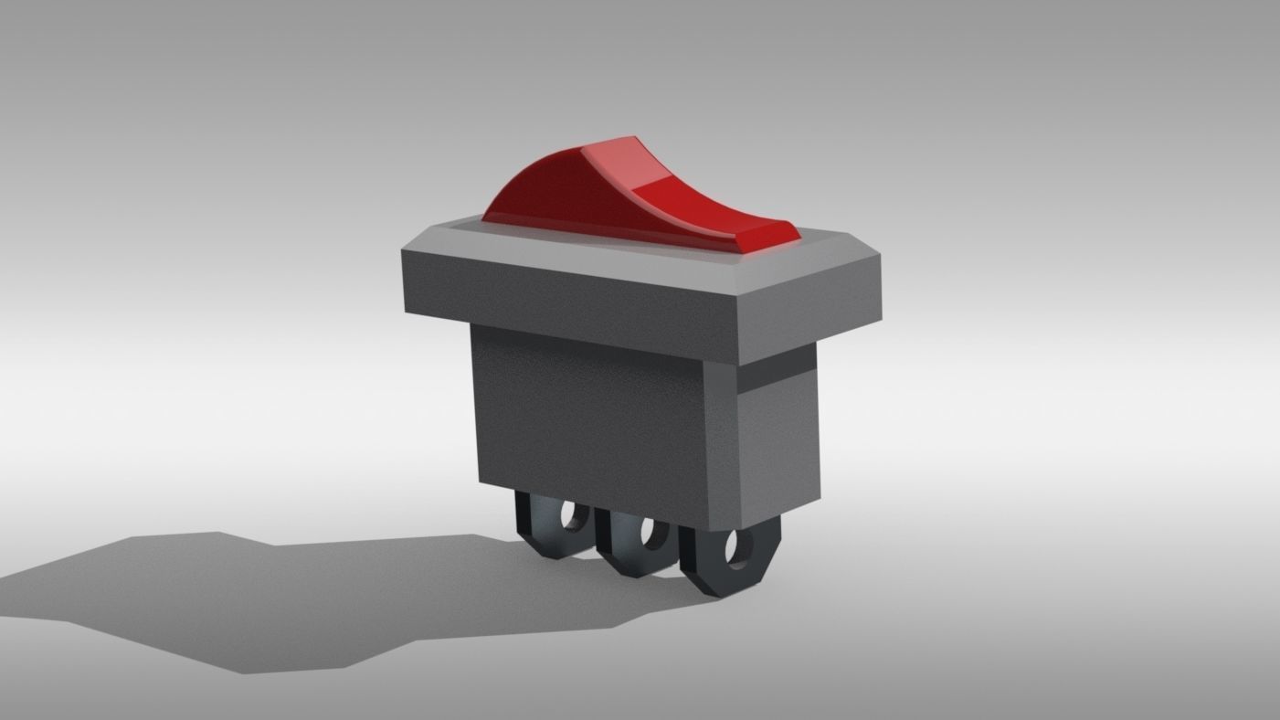 Random items set Low-poly 3D model_10