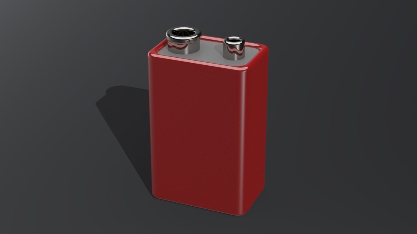 Random items set Low-poly 3D model_5