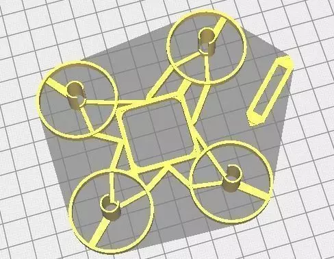 tinywhoop drone frame Free 3D print model