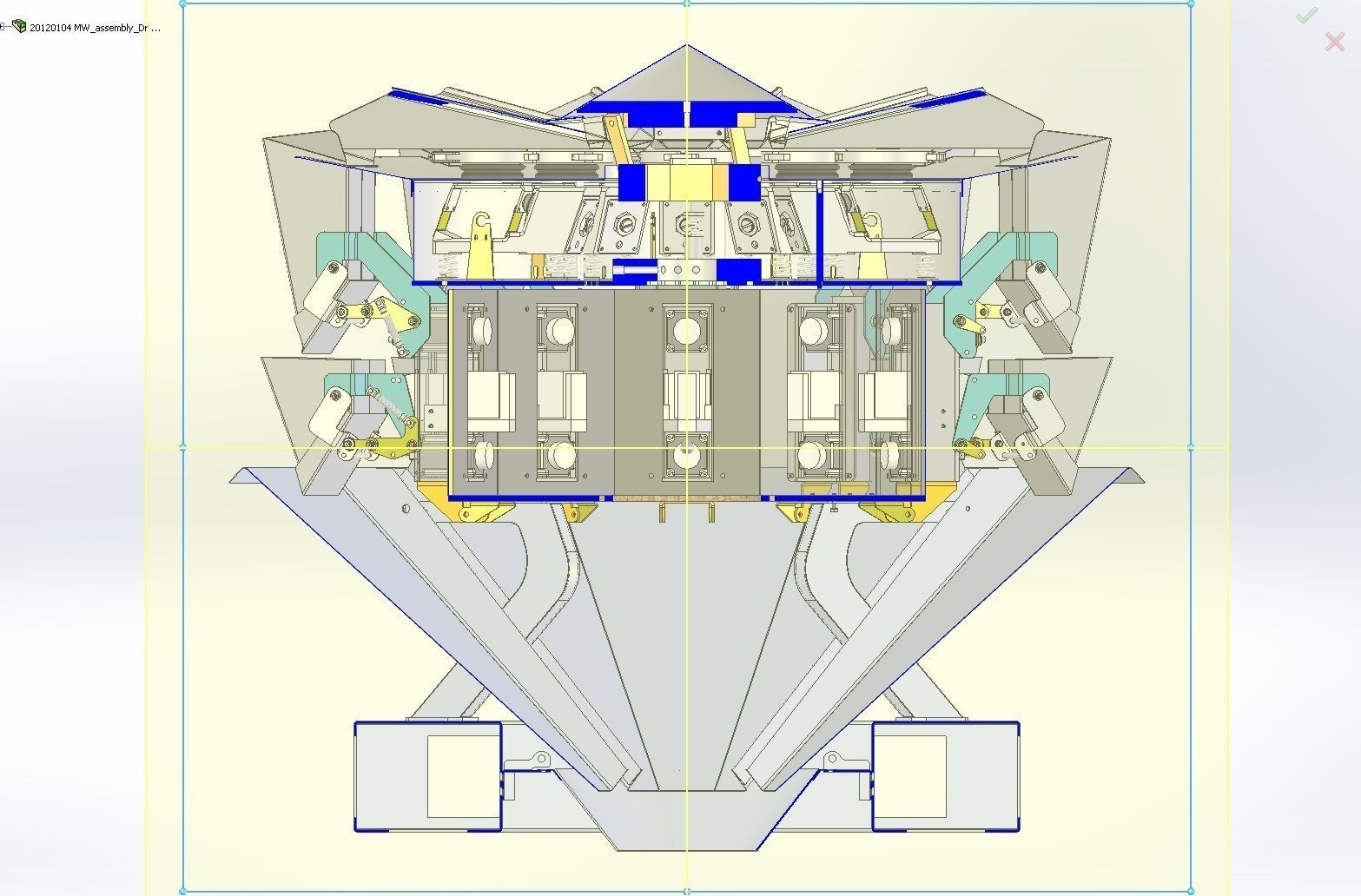 Multihead weigher Free 3D model_3