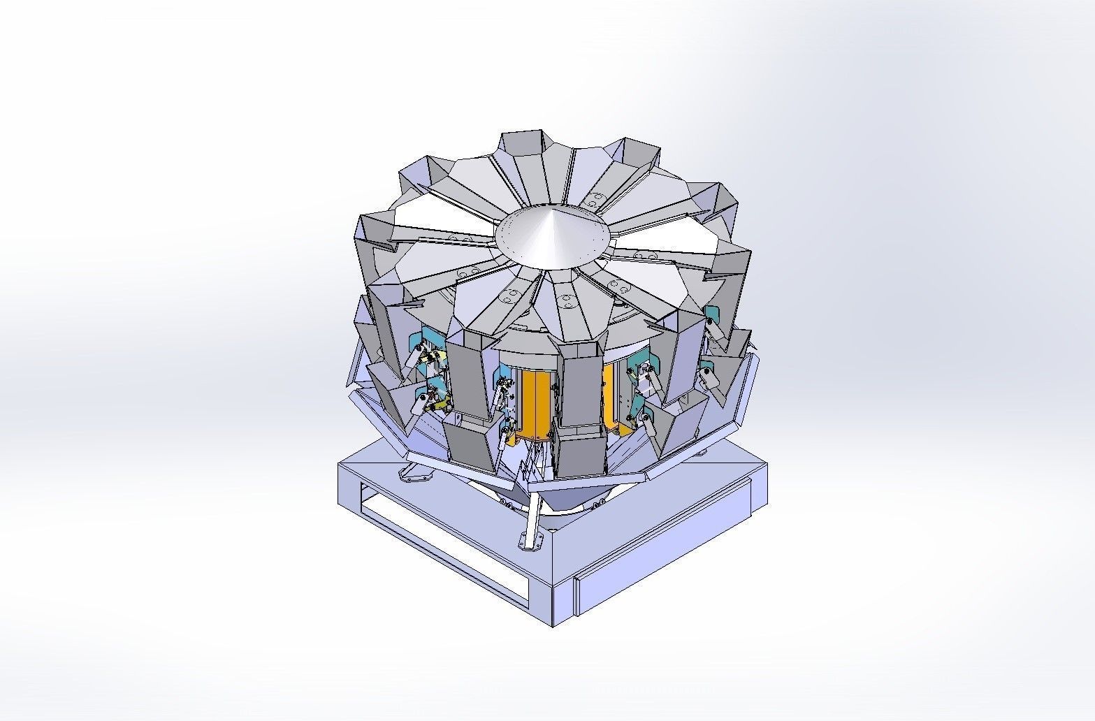 Multihead weigher Free 3D model_1