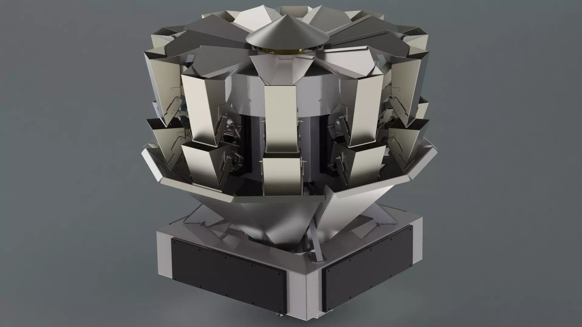 Multihead weigher Free 3D model_0