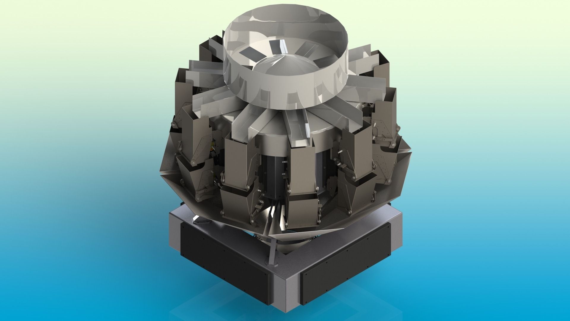 Multihead weigher Free 3D model_5