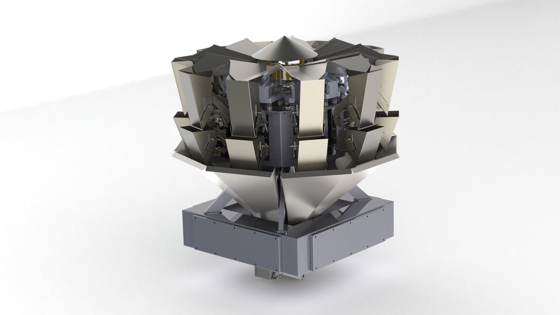 Multihead weigher Free 3D model_4