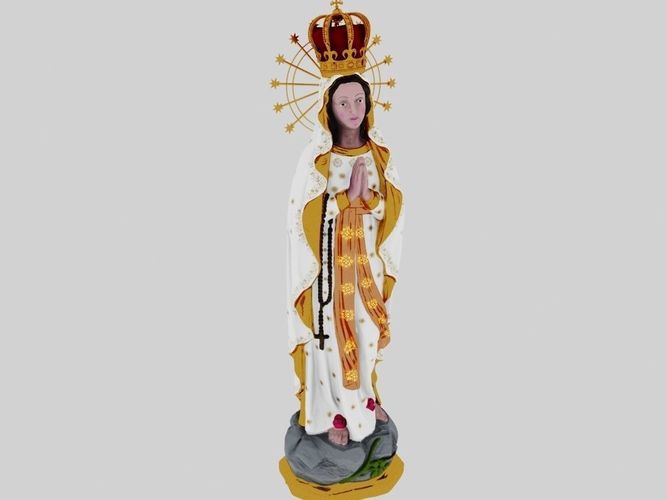 Virgin Mary 3d model 3D model