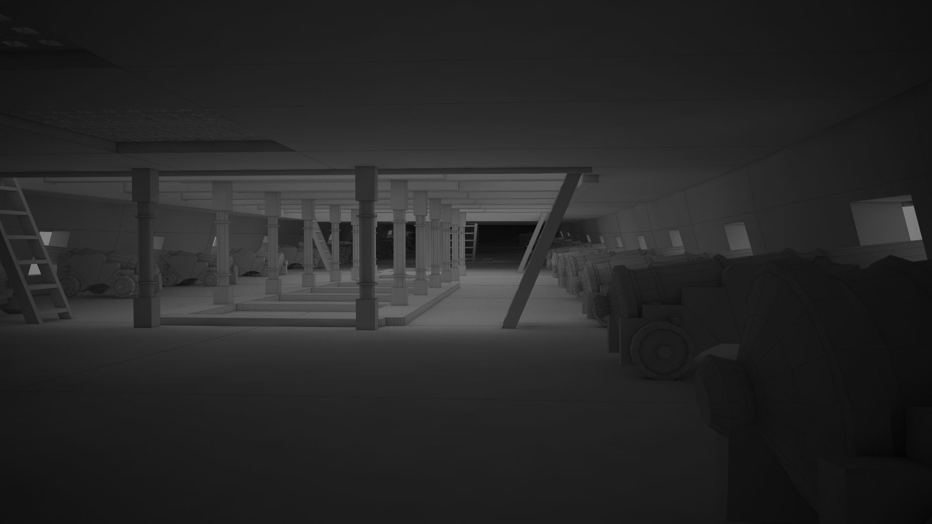 HMS VICTORY SHIP Low-poly 3D model_14