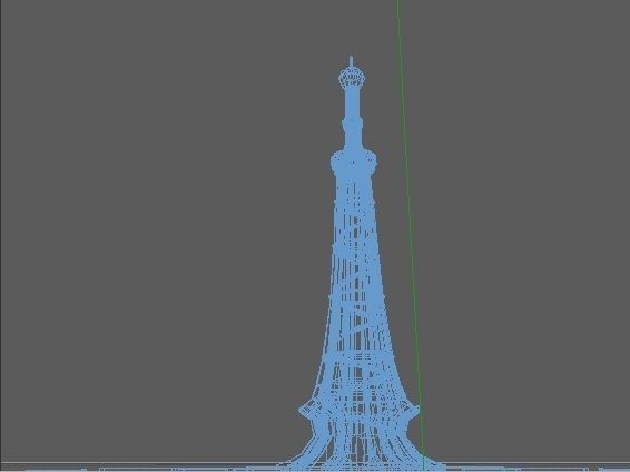 Minar-e-Pakistan Tower Low-poly 3D model_14