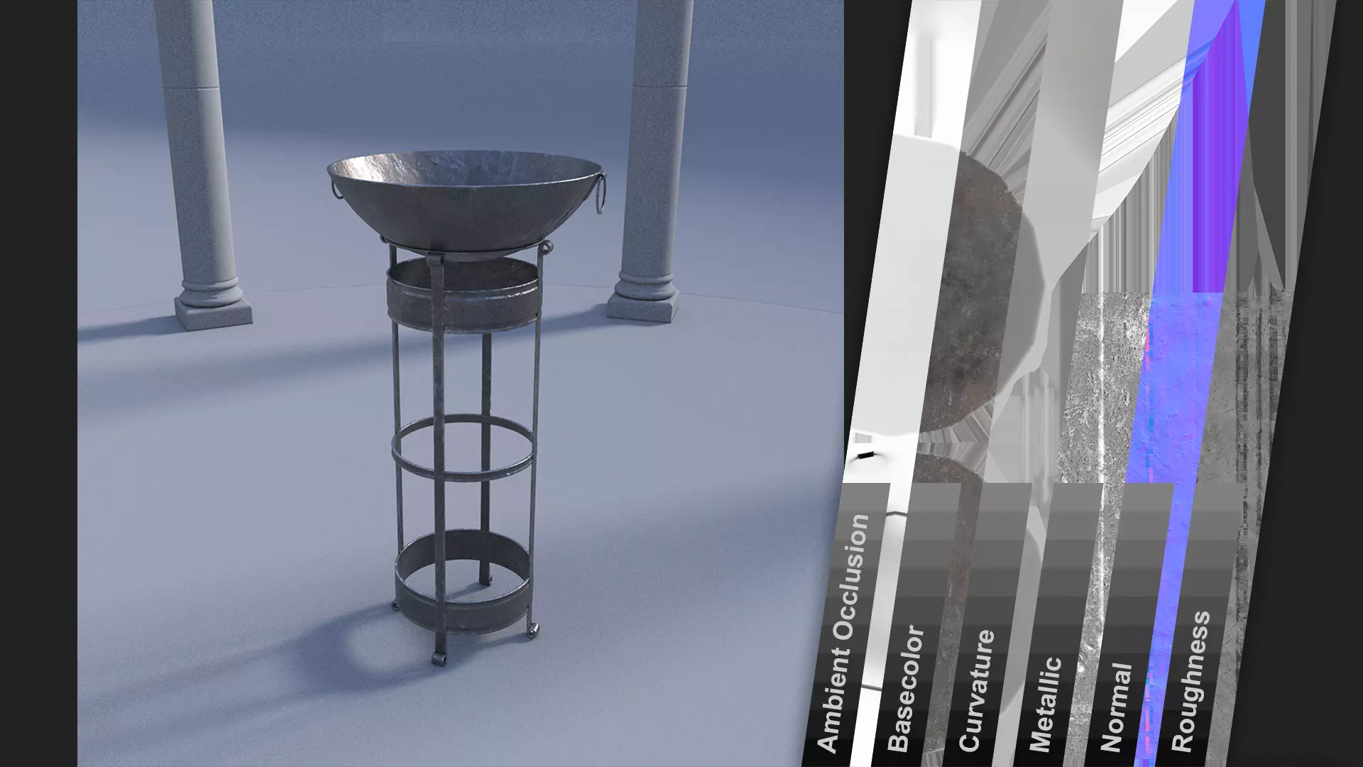 fire pit 3D model