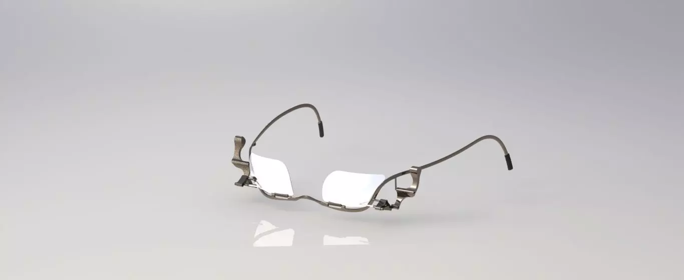 Glasses for elderly people Free 3D model_0