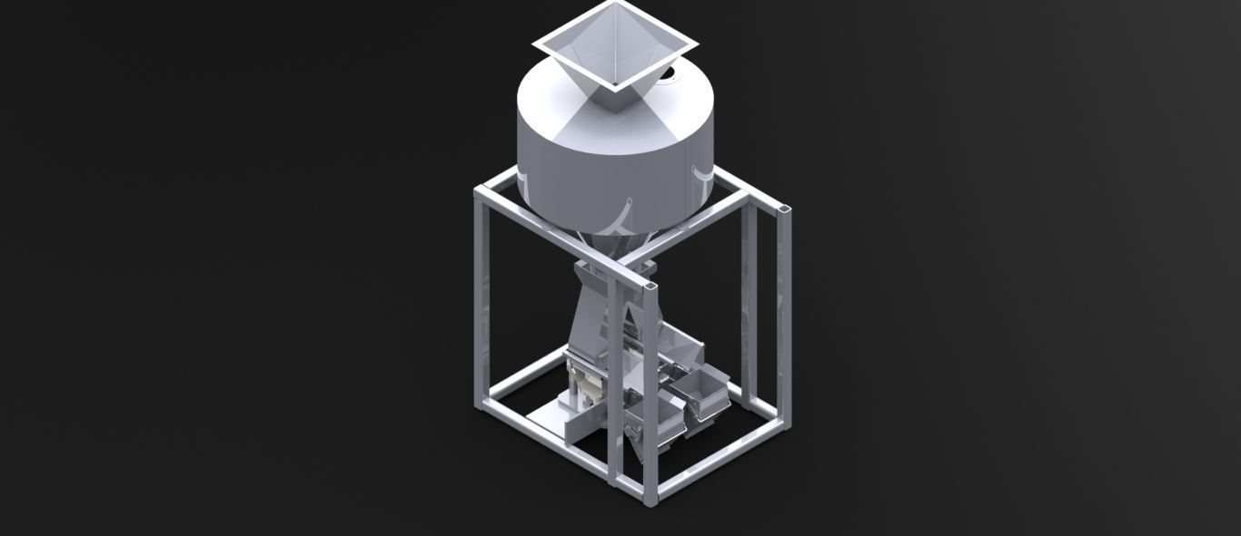 Dual head weigher Free 3D model_1