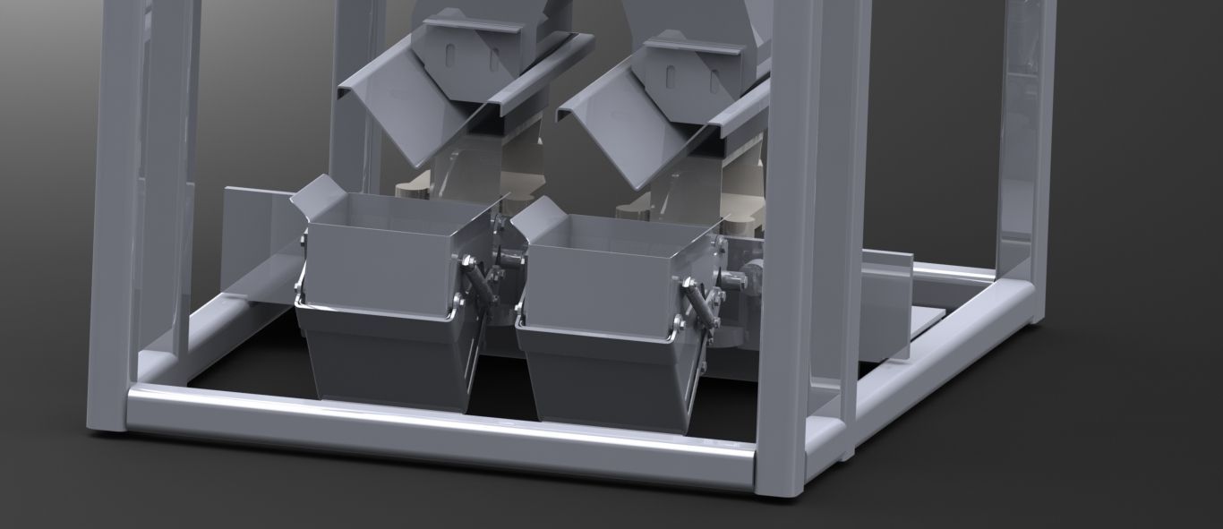 Dual head weigher Free 3D model_2