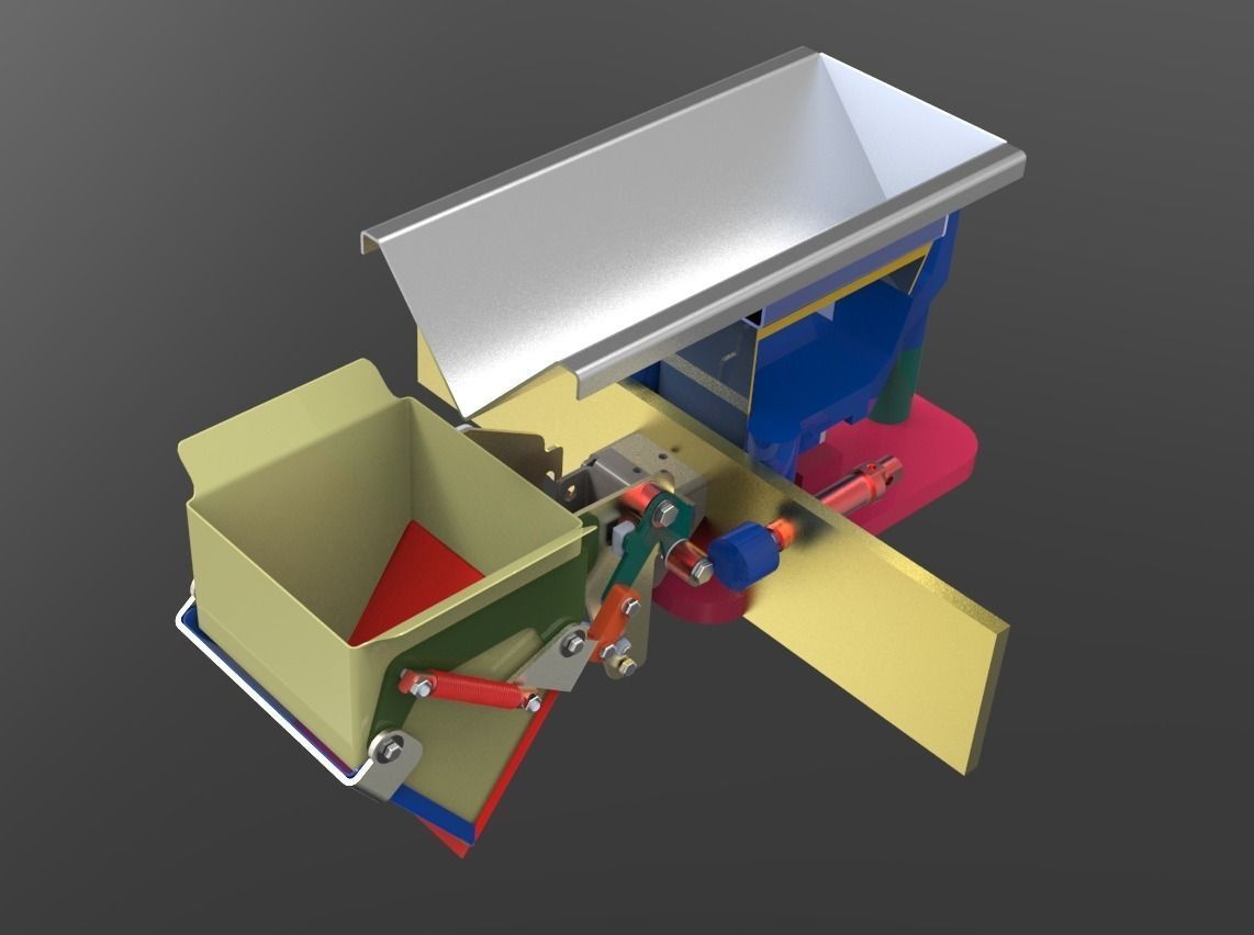 Dual head weigher Free 3D model_4