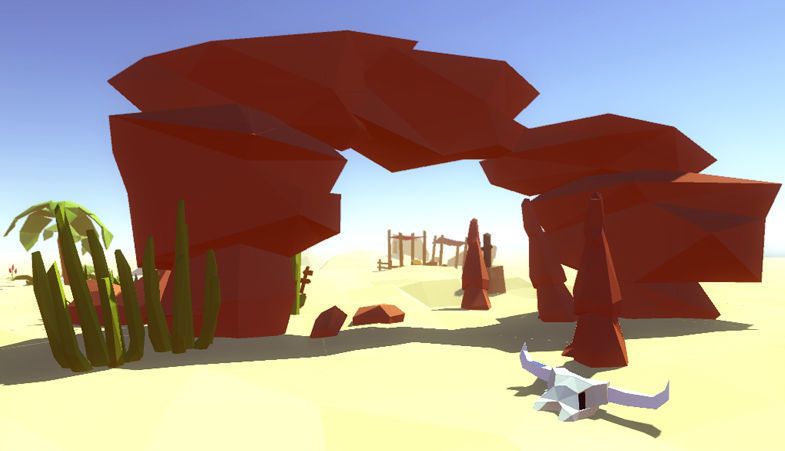 Lowpoly Desert Starter Kit Low-poly 3D model_15