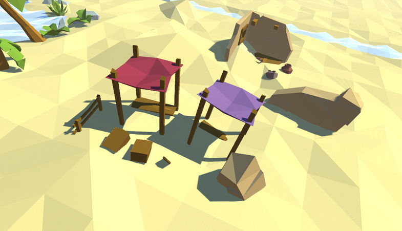 Lowpoly Desert Starter Kit Low-poly 3D model_10