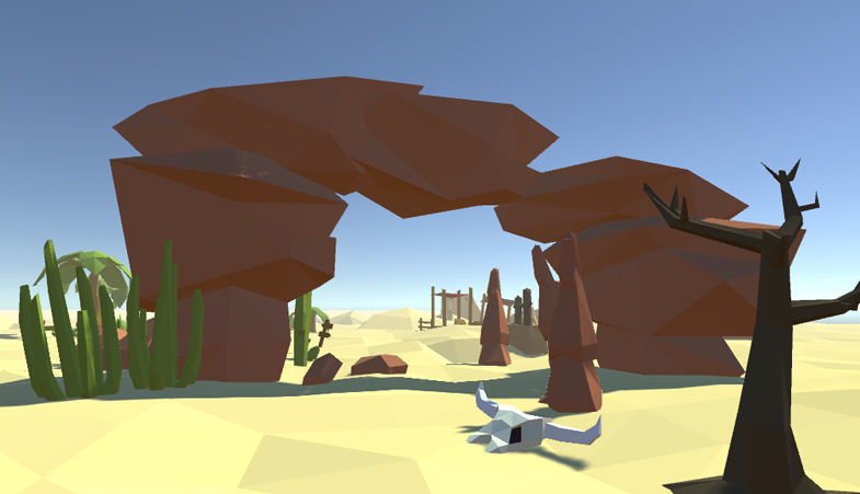 Lowpoly Desert Starter Kit Low-poly 3D model_9