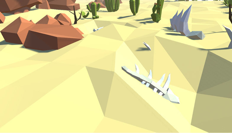 Lowpoly Desert Starter Kit Low-poly 3D model_8