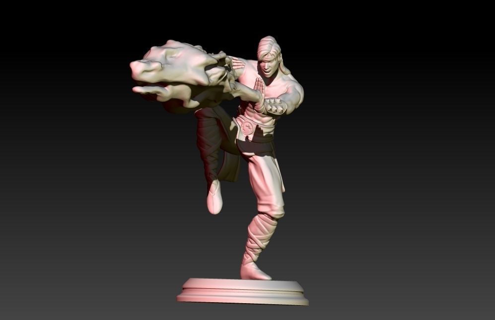 Liu Kang Fireball 3D print model_1