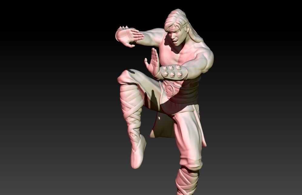 Liu Kang Fireball 3D print model_5