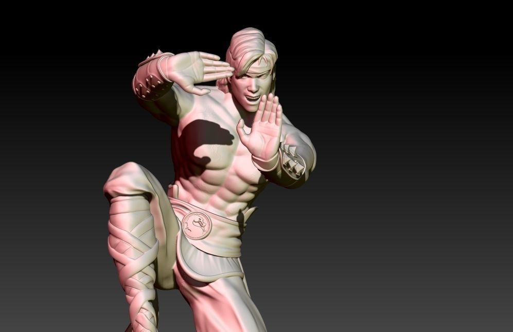 Liu Kang Fireball 3D print model_6