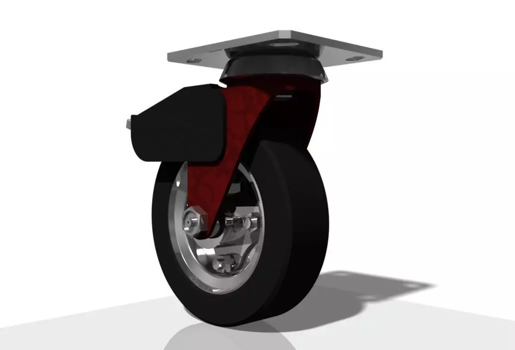 Rodzio Giratrio Caster Wheel Free 3D model