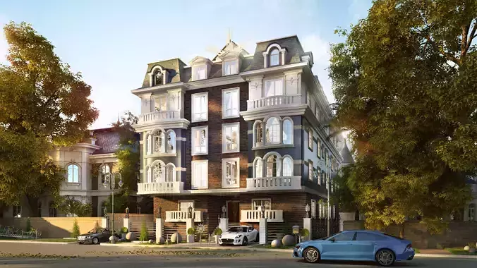 Europe Residential 3D model