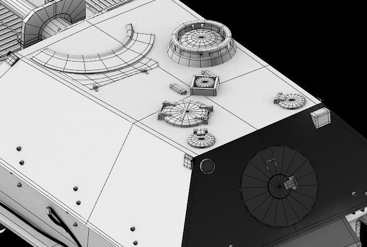 WWII Heavy Tank Elephant Free 3D model_3