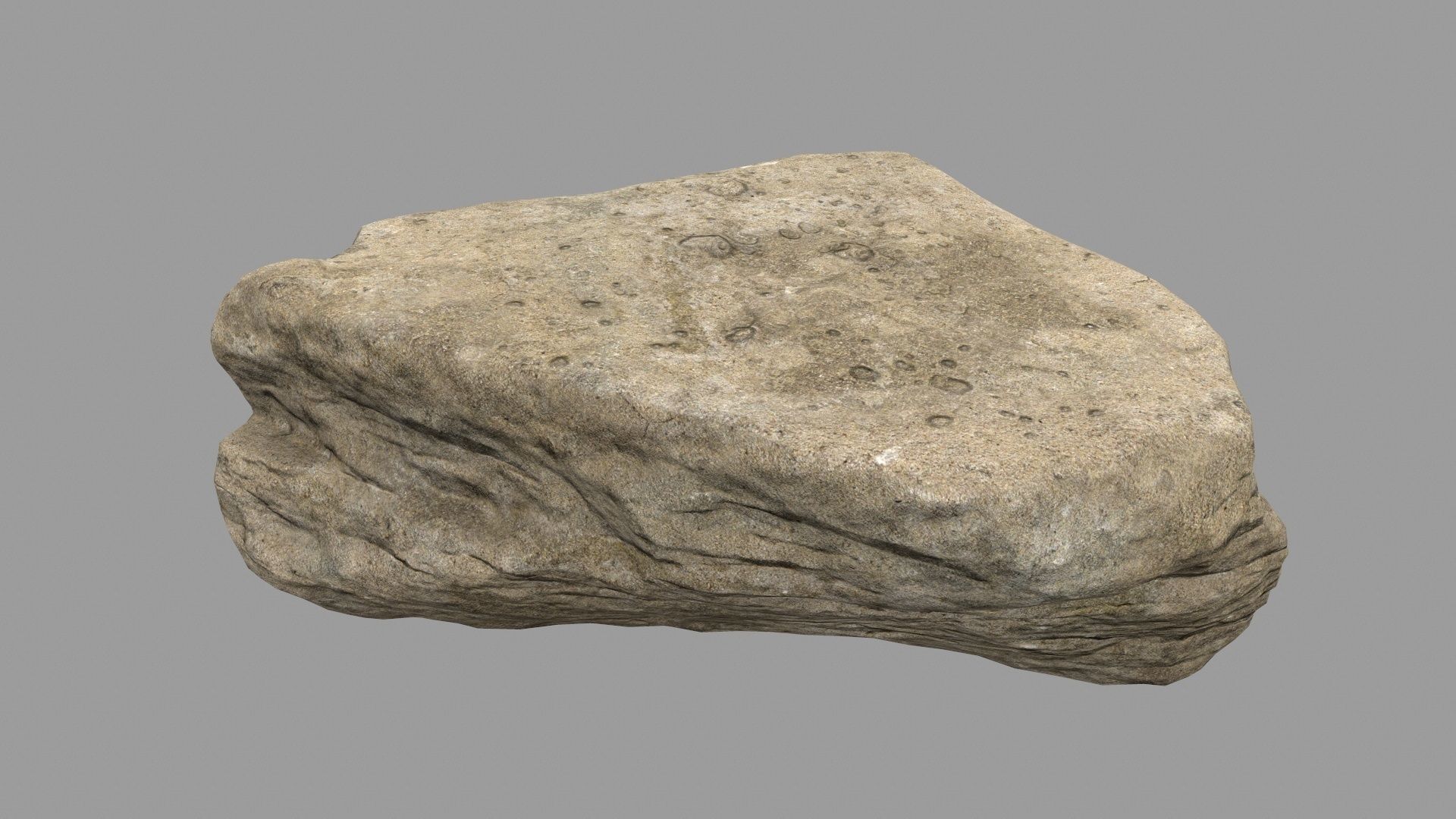 rocks rock Low-poly 3D model_6