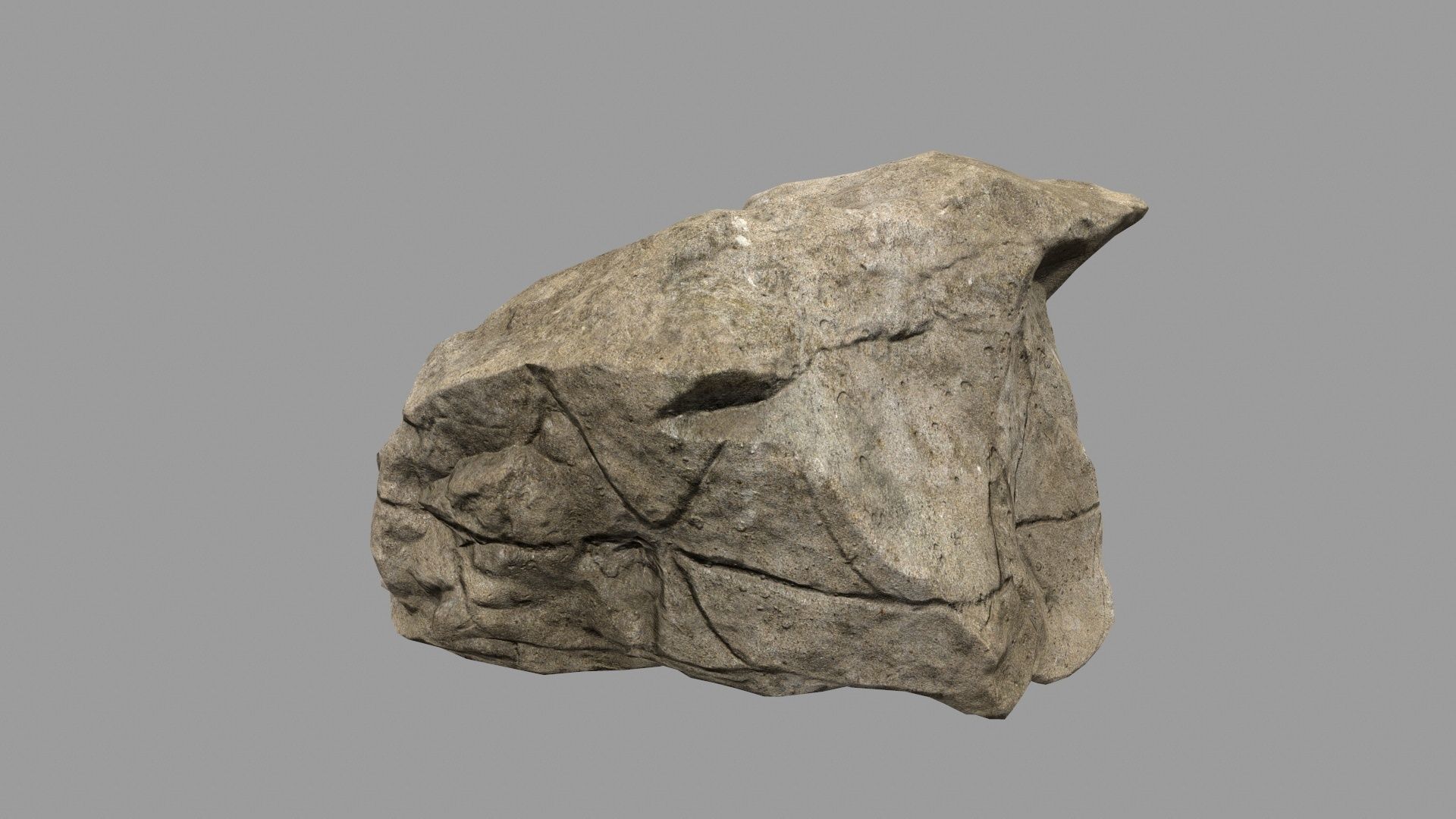 rocks rock Low-poly 3D model_14